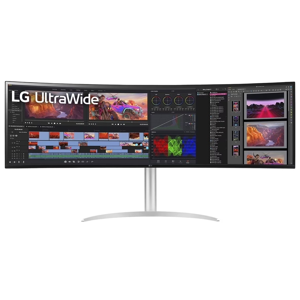 Monitor LG UltraWide Gaming Curvo 49" Blanco