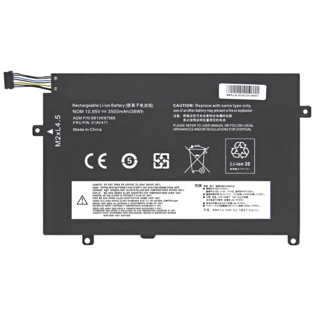 Batería Para Portátil Lenovo E470 E475 Homologada