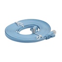 Cable De Red Genérico Cat6 Plano 50Cm Homologado Azul