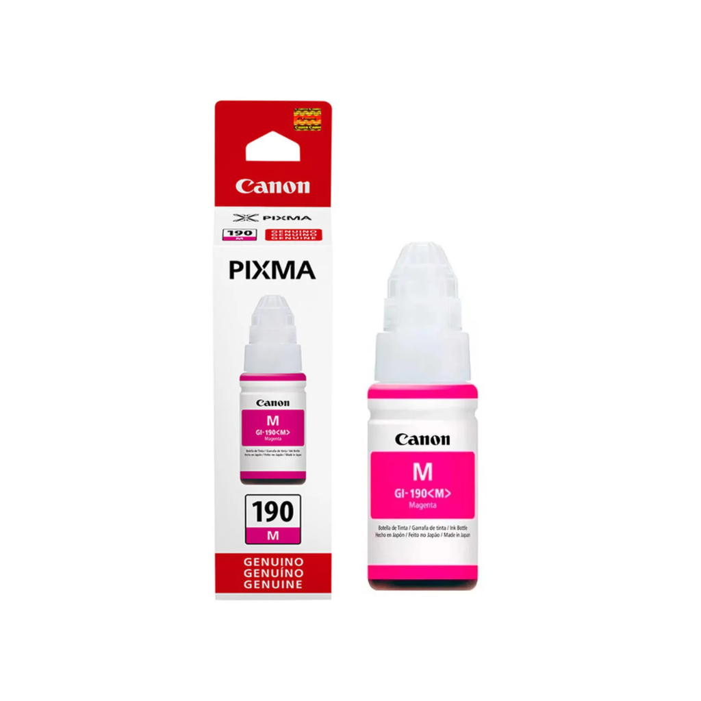 Botella De Tinta Canon GI-190 Magenta (7.000 Páginas)
