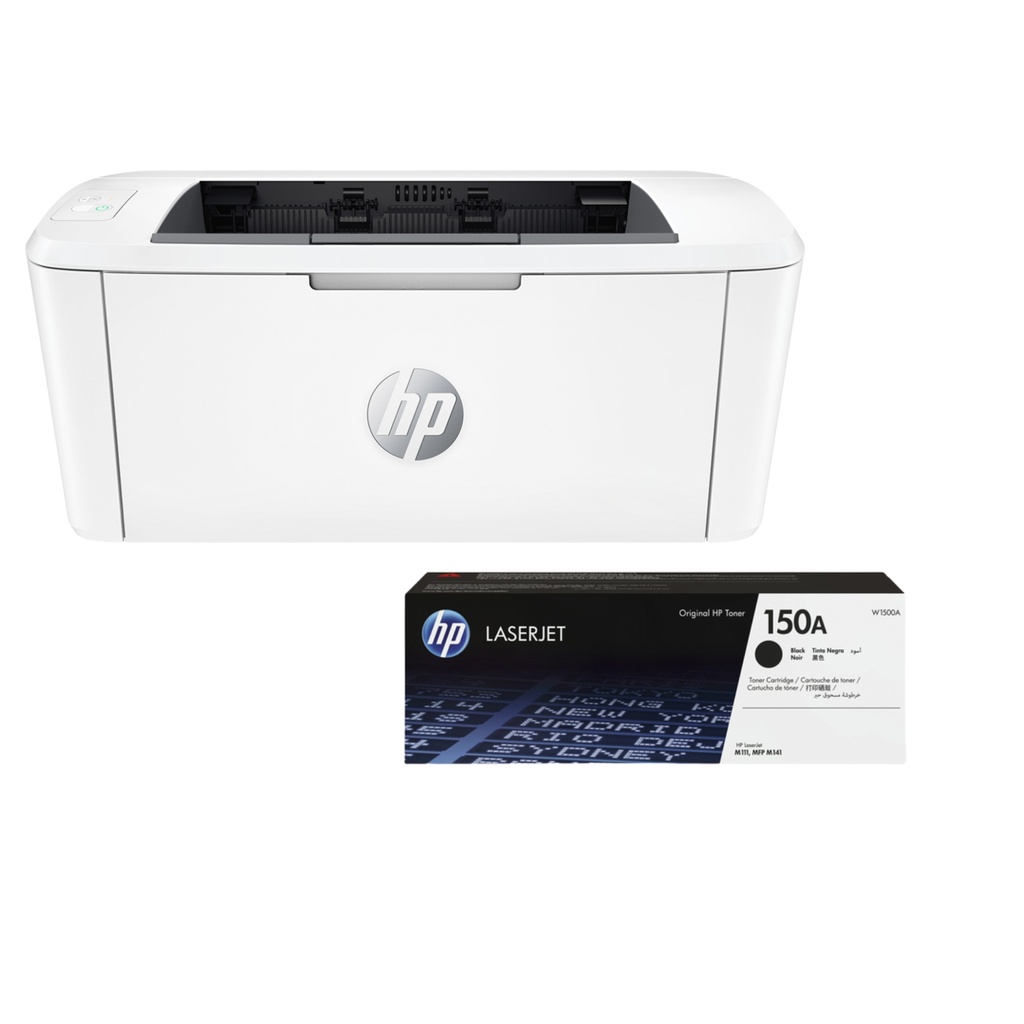 Impresora HP LaserJet M111w Usada+ Cartucho De Tóner HP 150A Negro 975 Paginas