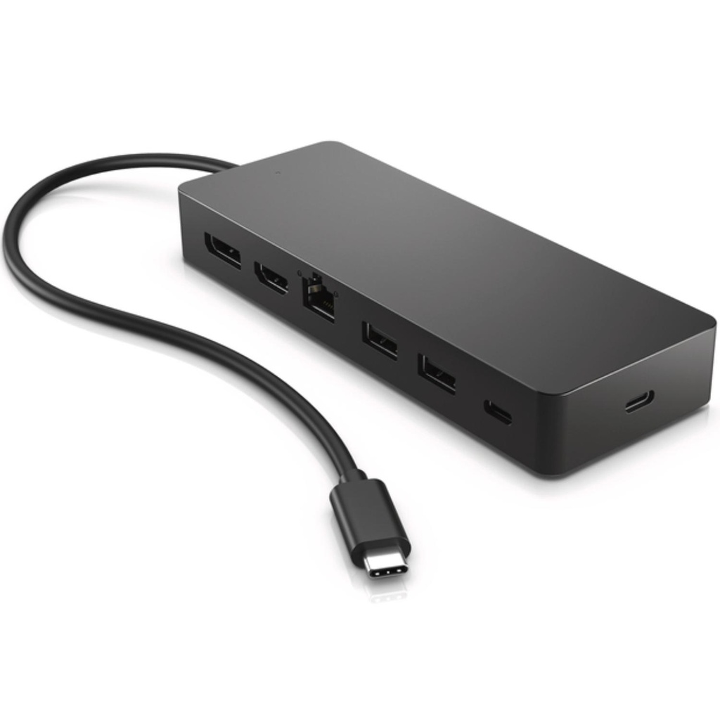 Docking Mini HP HDMI,Display port, RJ45,USB-C Carga y Video 65W Negro