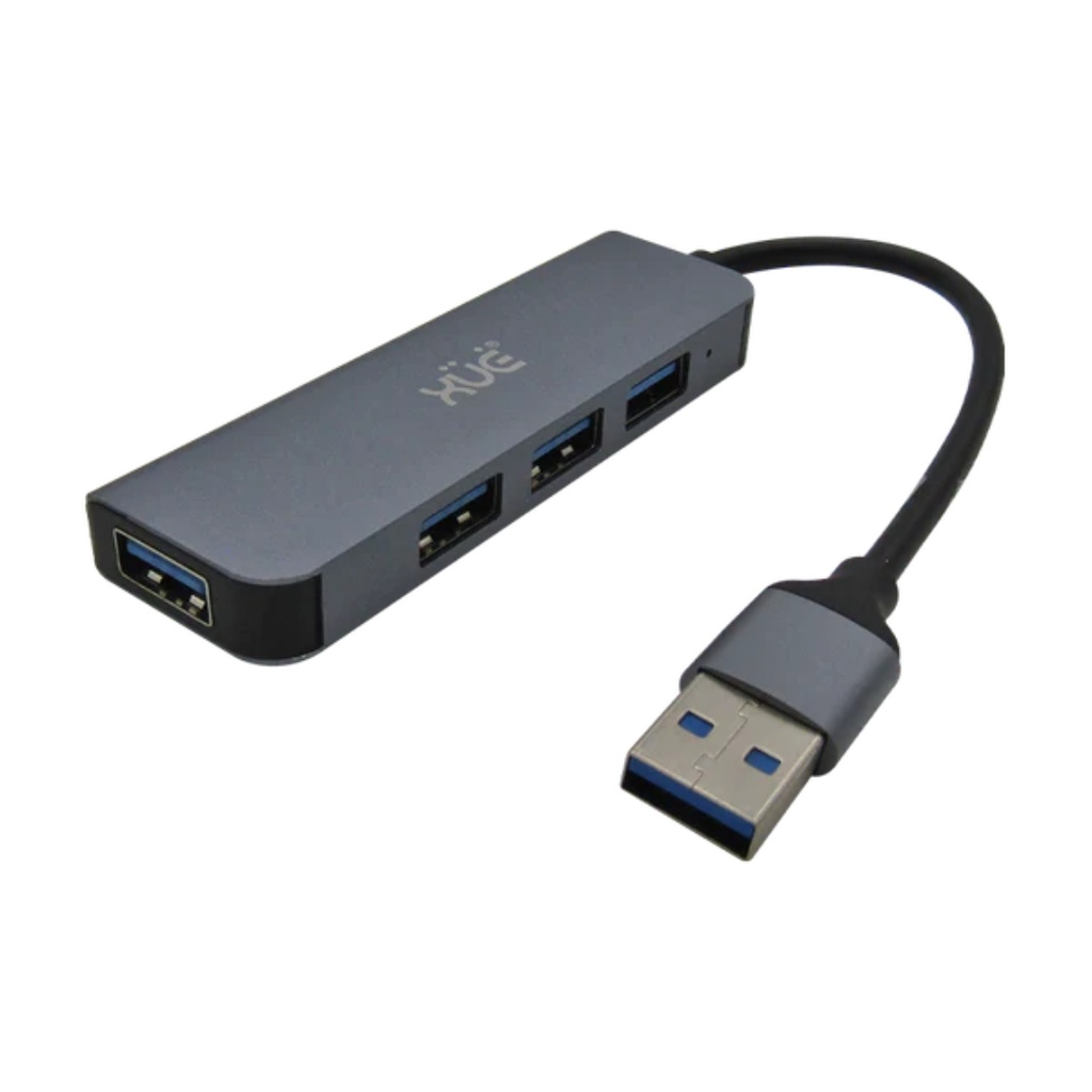 HUB USB 3.0 A 1-PUERTO USB 3.0 Y 3-PUERTOS USB 2.0 XUE® GRIS Garantia 1 Año 