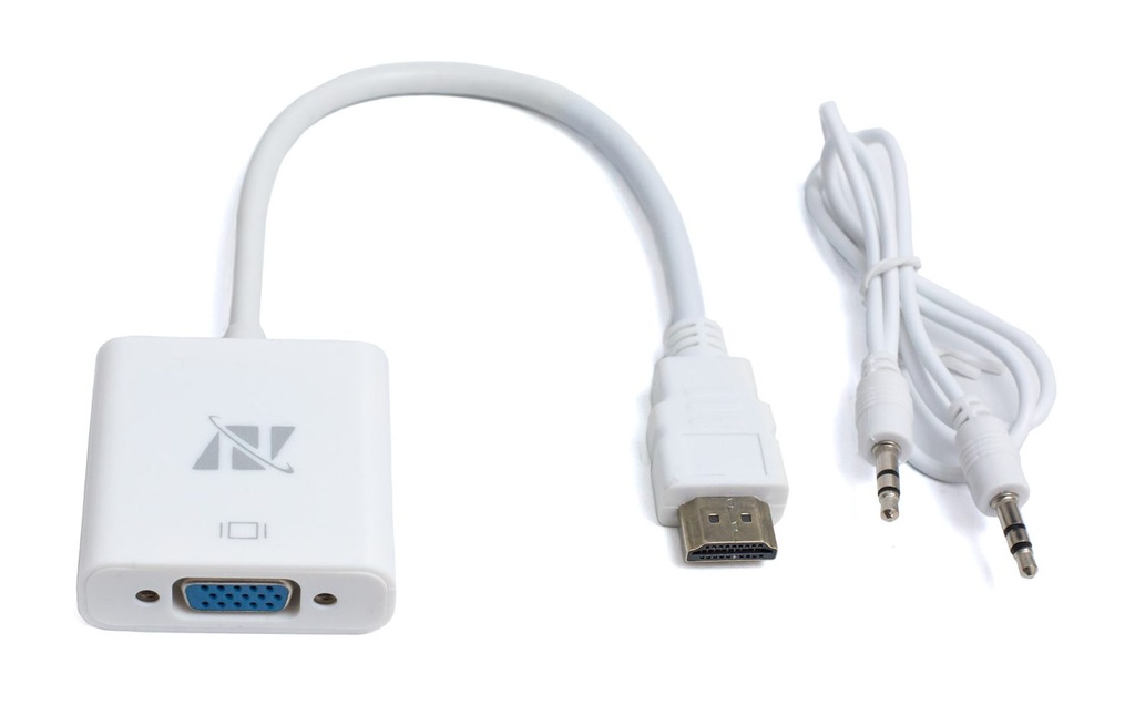 Convertidor HDMI a VGA con Audio Homologado
