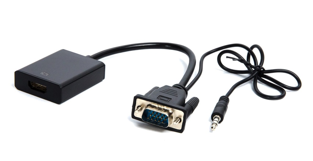 Convertidor VGA a HDMI con Audio Homologado