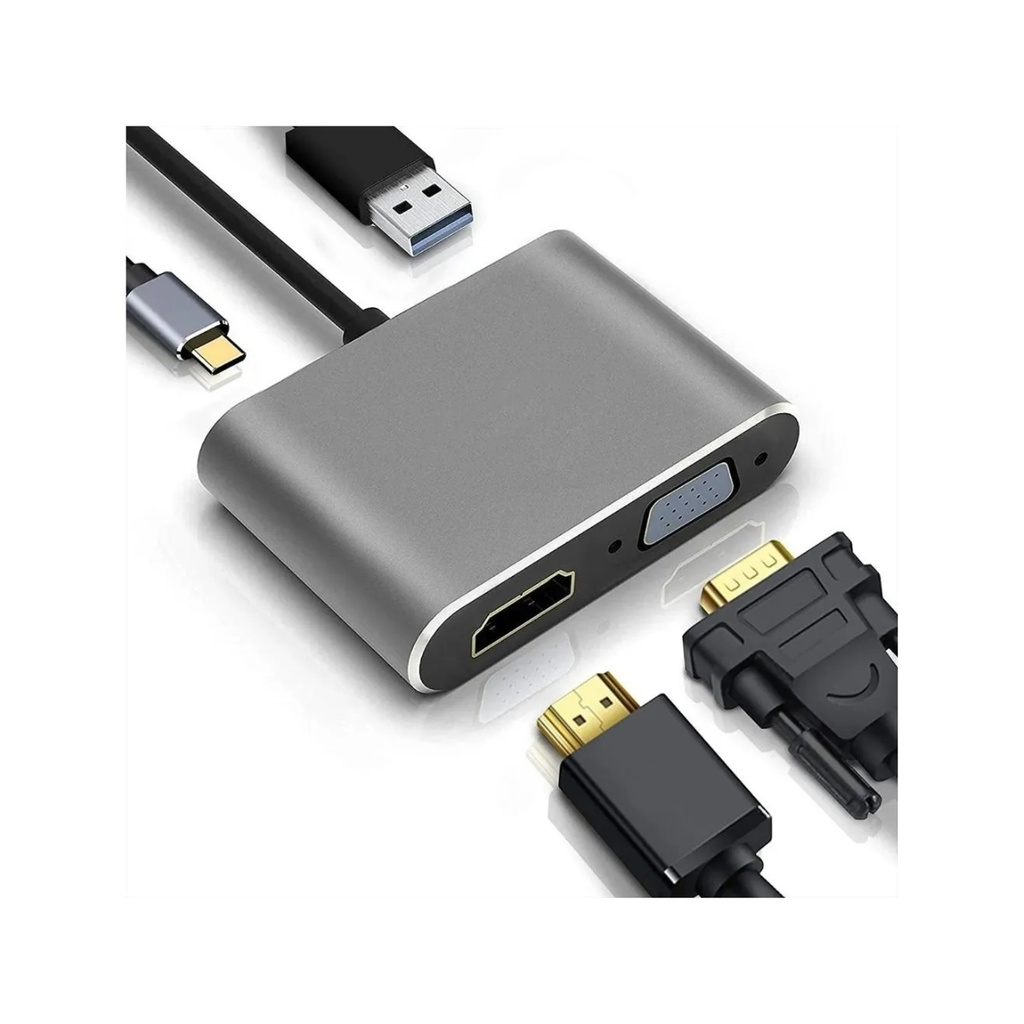 Convertidor 4 en 1 Tipo C Homologado