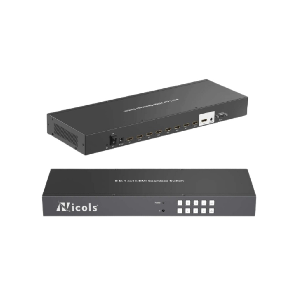 Switch HDMI 8X1 con Control 4K 30Hz Homologado