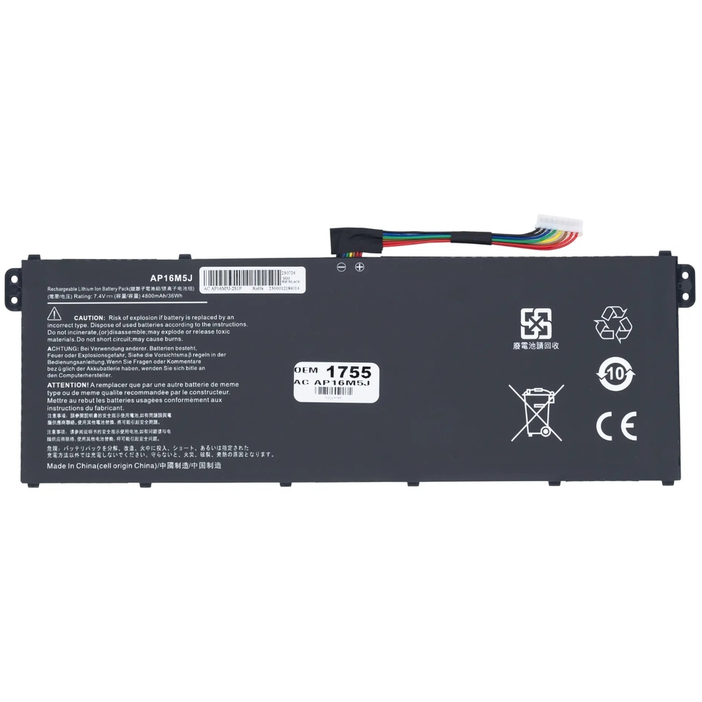 Batería OEM Para Portátil ACER AP16M5J Genérica 