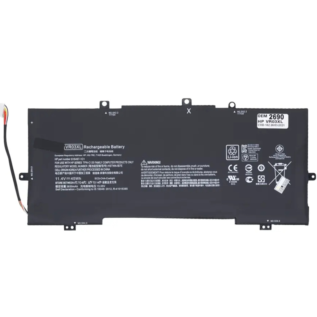 Batería OEM Para Portátil HP ENVY 13-D VR03XL Genérica 
