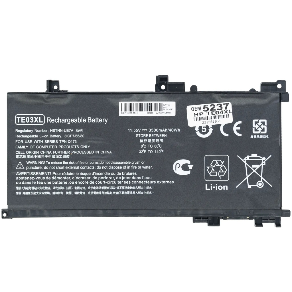 Batería OEM Para Portátil HP TE04XL TE03XL Genérica 