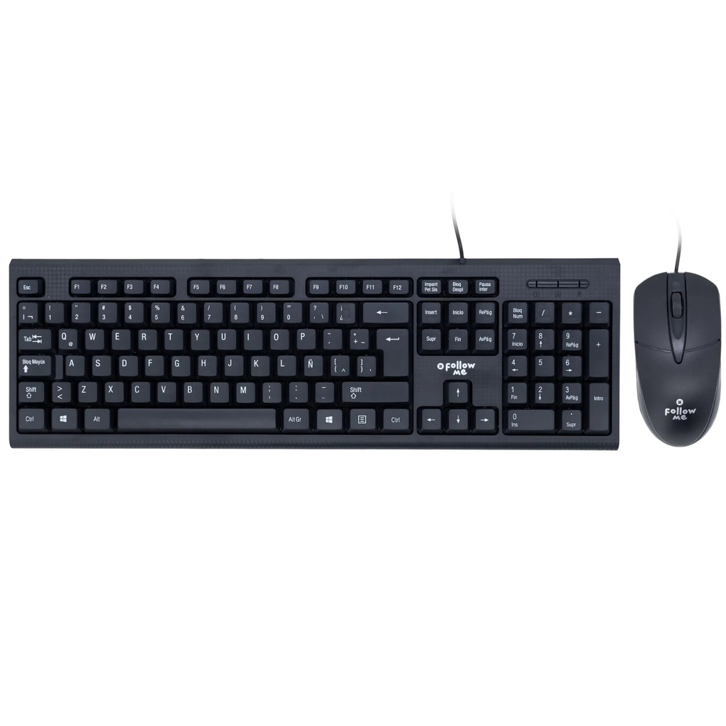 Combo Teclado Y Mouse Alámbrico Follow Me SC745 Genérico 