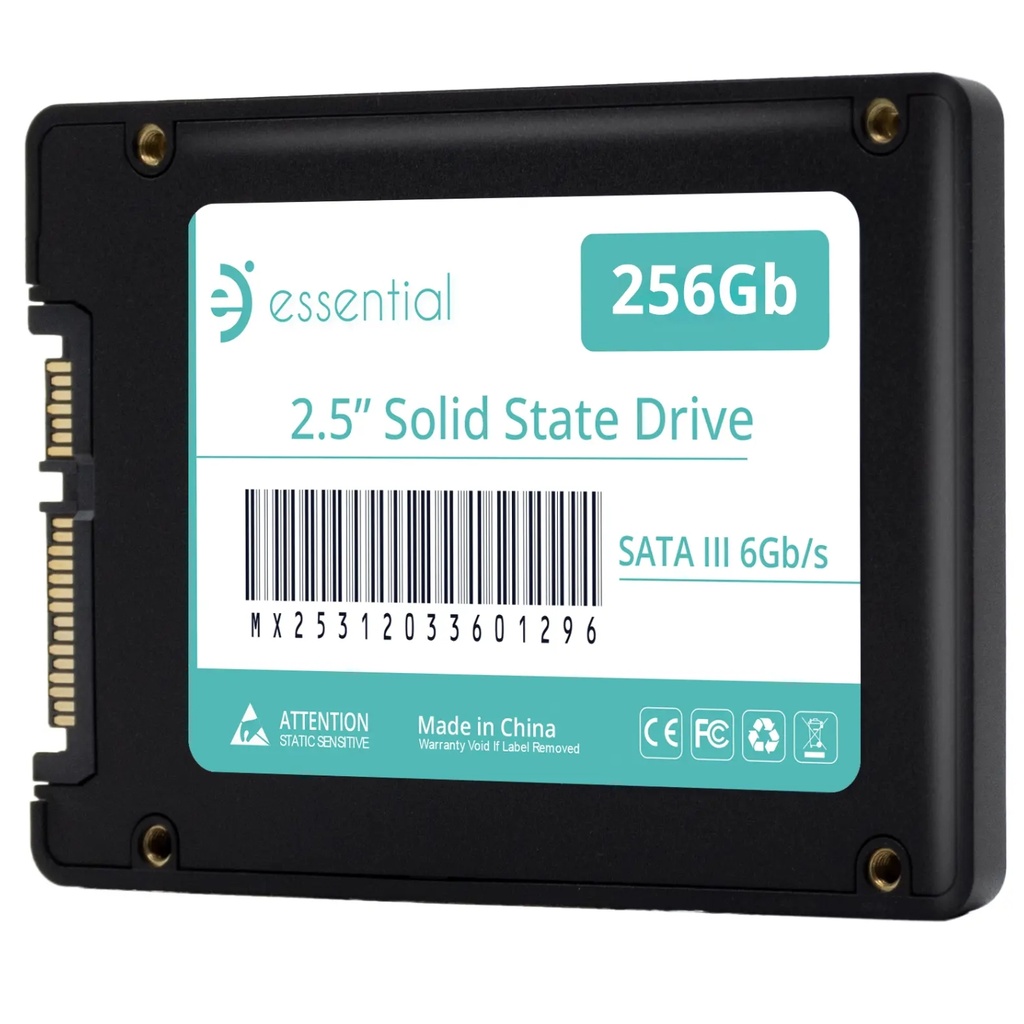 Disco Duro Estado Sólido SSD 256GB Essential 2.5 Genérico 