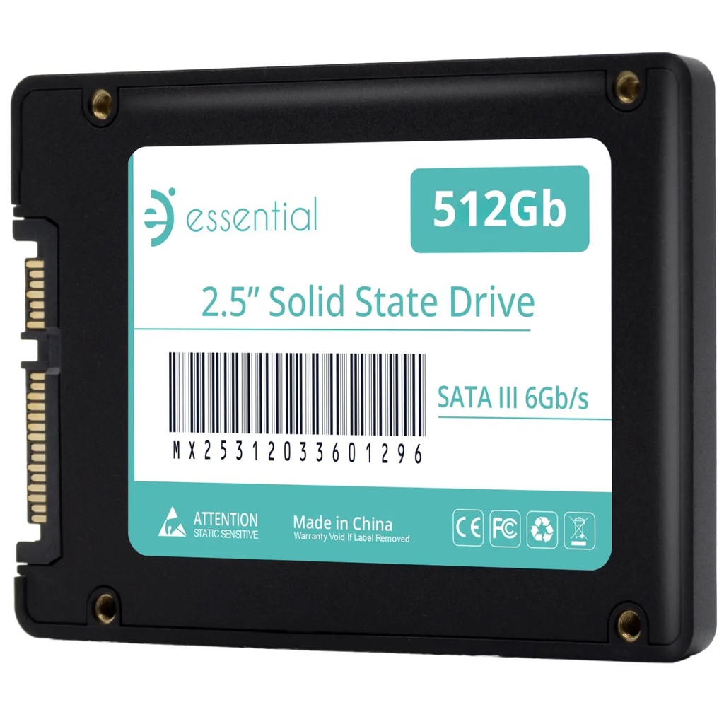 Disco Duro Estado Sólido SSD 512GB Essential 2.5 Genérico 