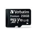 Tarjeta de memoria microSDXC Premium de 256 GB + Adaptador