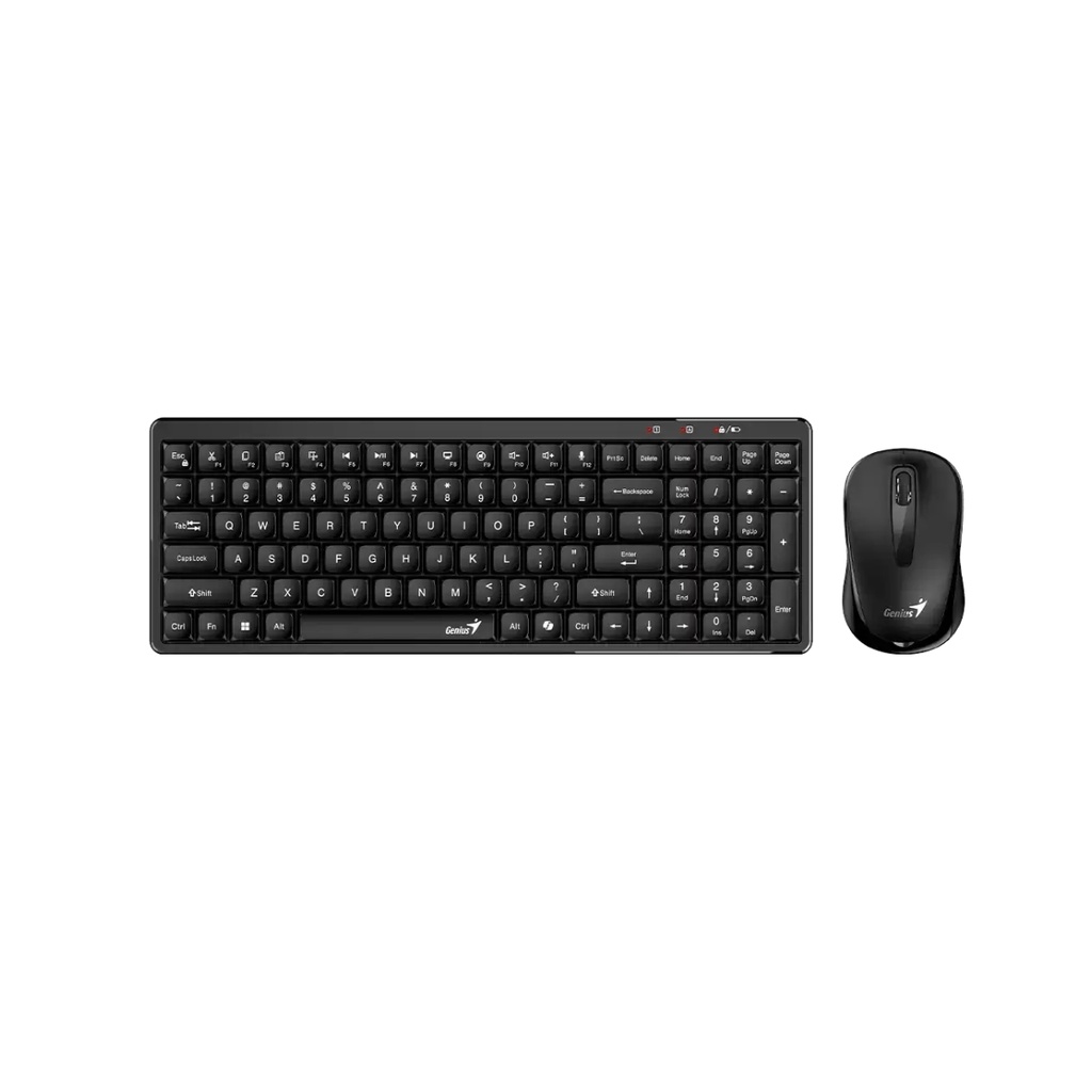 Combo Genius Luxemate Teclado Y Mouse Q8100 Negro