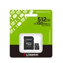 MicroSD 512GB Canvas Select Plus Gen3 150MB/s A1 Card + Adapter