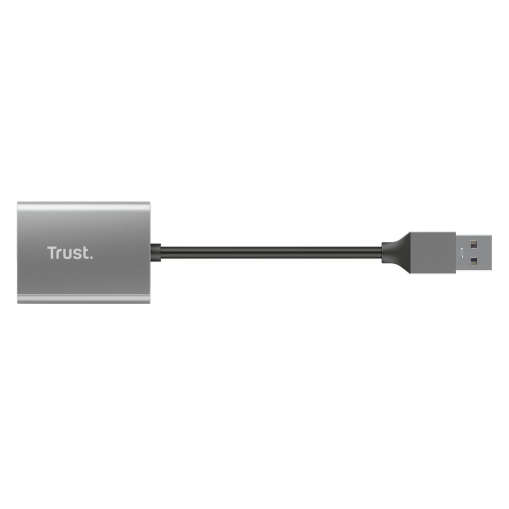 Lector de Tarjetas Trust Dalyx  USB Usb 3.1 Gris