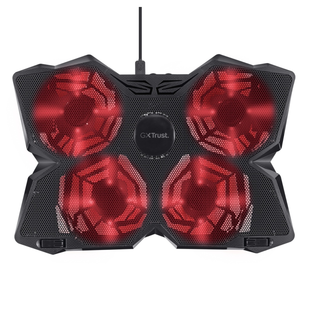 Base Refrigerante Trust Gxt 278 Yozu Gamer 4 Ventiladores Led