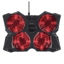 Base Refrigerante Trust Gxt 278 Yozu Gamer 4 Ventiladores Iluminados