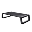 Base Soporte Para Monitor en Cristal Templado Trust Monta Negro