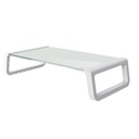 Base Para Monitor Trust Cristal Templado Blanco