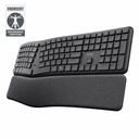 Teclado Trust Keyra Inalambrico-Bluetooth (multidispositvo) Negro  