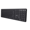 Teclado Trust Vaiya Inalambrico-Bluetooth Negro Recargable 