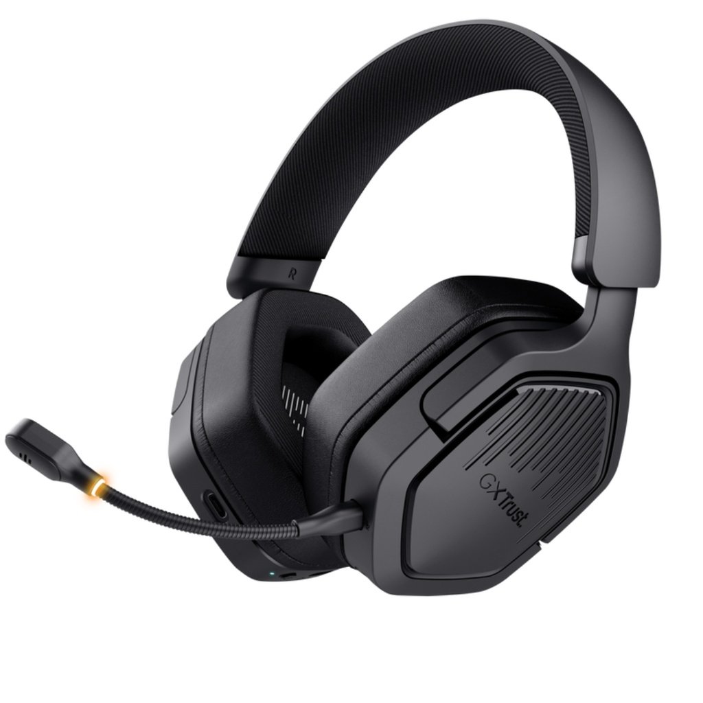Audifono Diadema Trust Gxt 493 Carus Inalambrica Blancaa Gamer