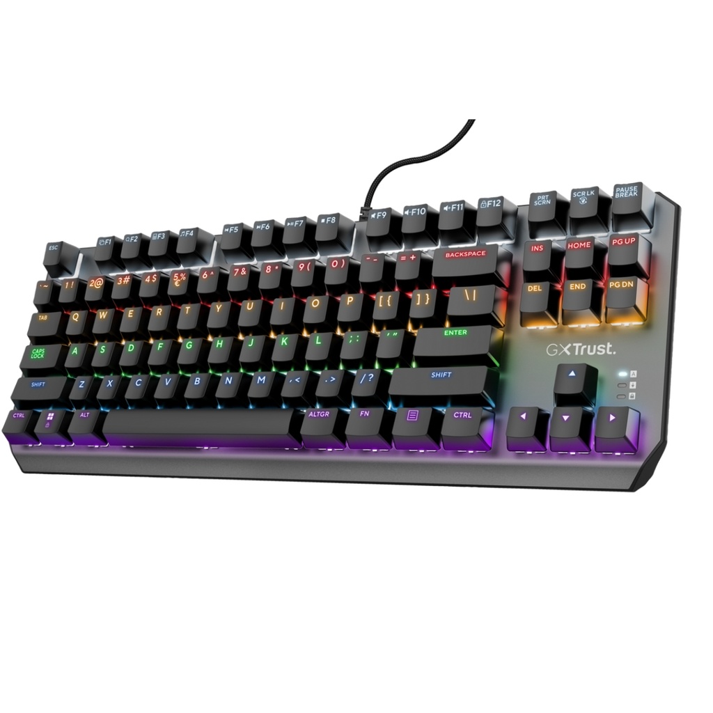 Teclado Gamer trust Gxt 834 Callaz Mecanico TKL