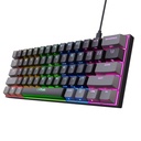 Teclado Gamer trust Gxt 867 Acira Mecanico 60% Negro