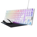 Combo trust Gxt 794W 3 en 1 Teclado Thado, Mouse Felox inalambrico y pad mouse 