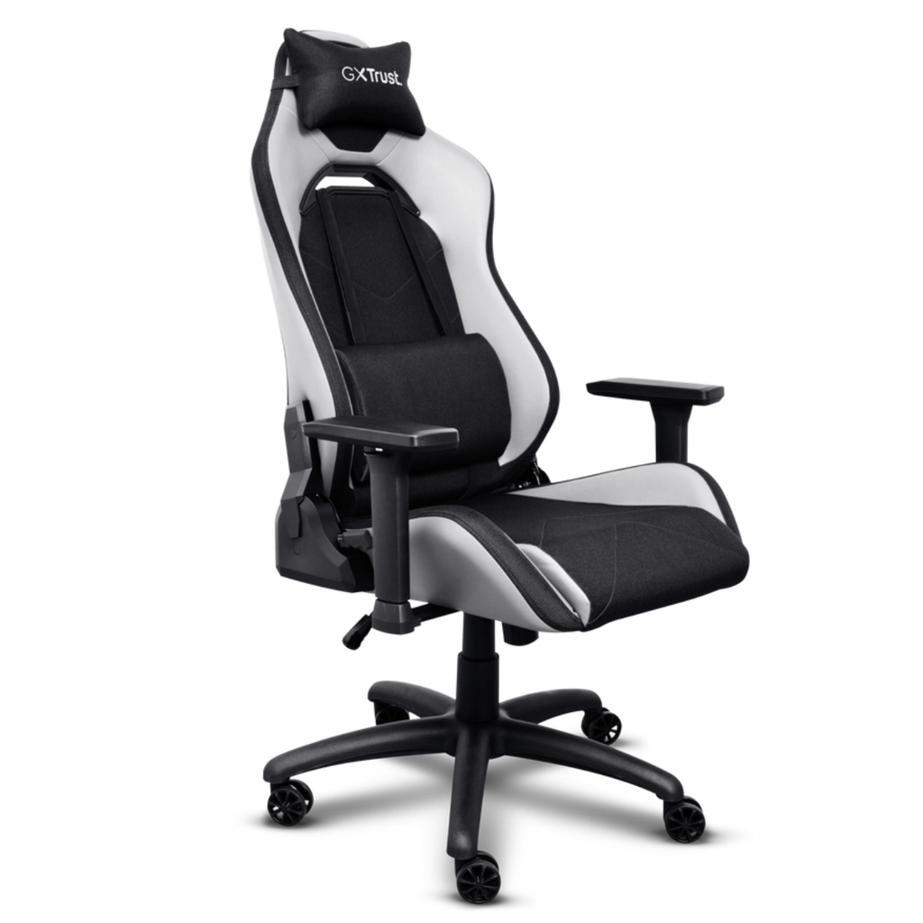 Silla Gamer Ergonomica trust Gxt 714B Ruya Negro Blanco