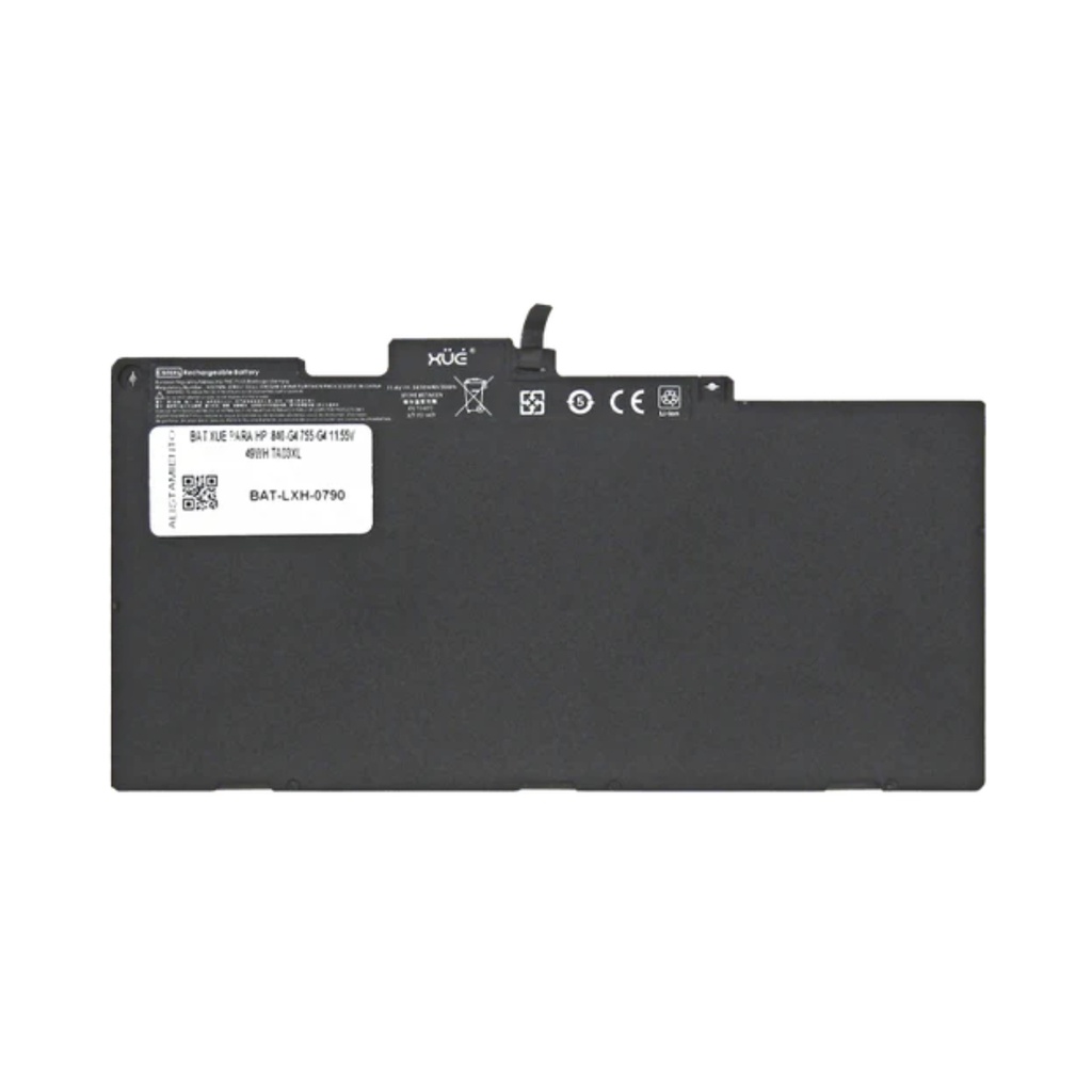 Batería XUE Para Portátil HP 840-G4 755-G4 11.4V 3400mAh 39Wh