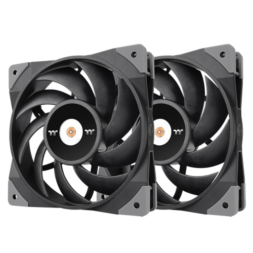 Ventilador Thermaltake TOUGHFAN 12 120mm Alta Presión Estática PWM Pack x2 para Radiador y PC
