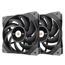 Ventilador Thermaltake TOUGHFAN 12 120mm Alta Presión Estática PWM Pack x2 para Radiador y PC