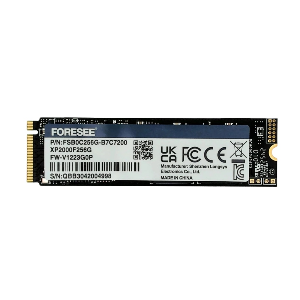 FORESEE (BULK) SSD M2 NVMe PCIe 4 Generacion - 256GB