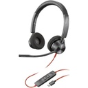 Audífonos Estéreo HP Poly Blackwire USB-C 3320 Color Negro 