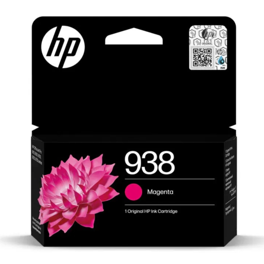 Cartucho Original De Tinta HP 938 Magenta 800 Páginas 10 ml
