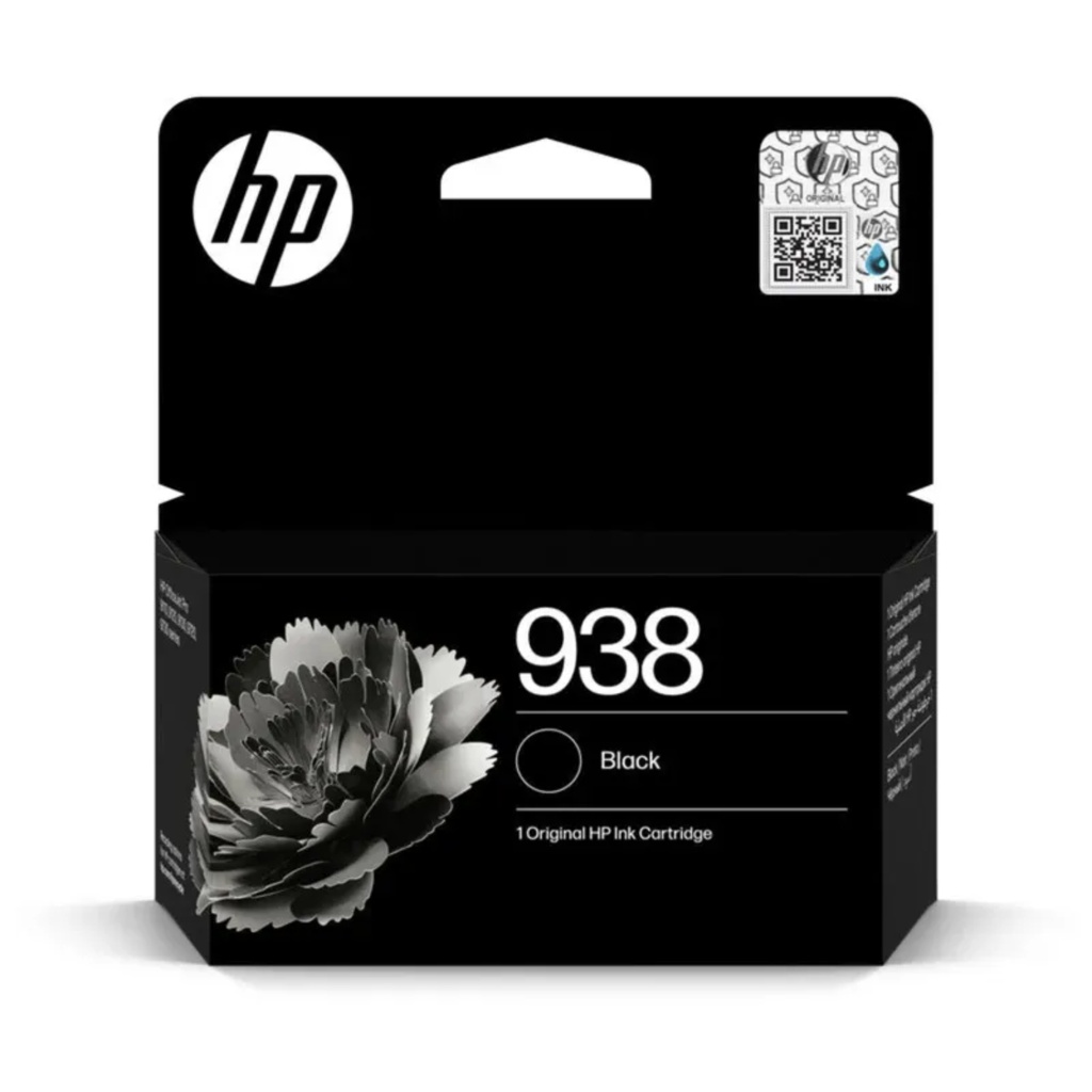 Cartucho Original De Tinta HP 938 Negro 1.250 Páginas 28.5 ml