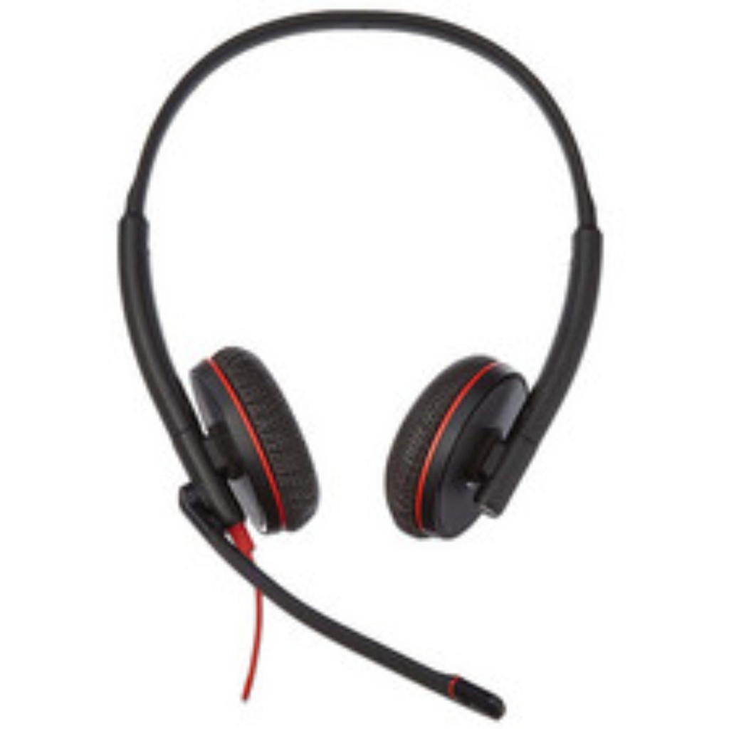 Diadema Poly 3225 Alámbrica USB-C Negro