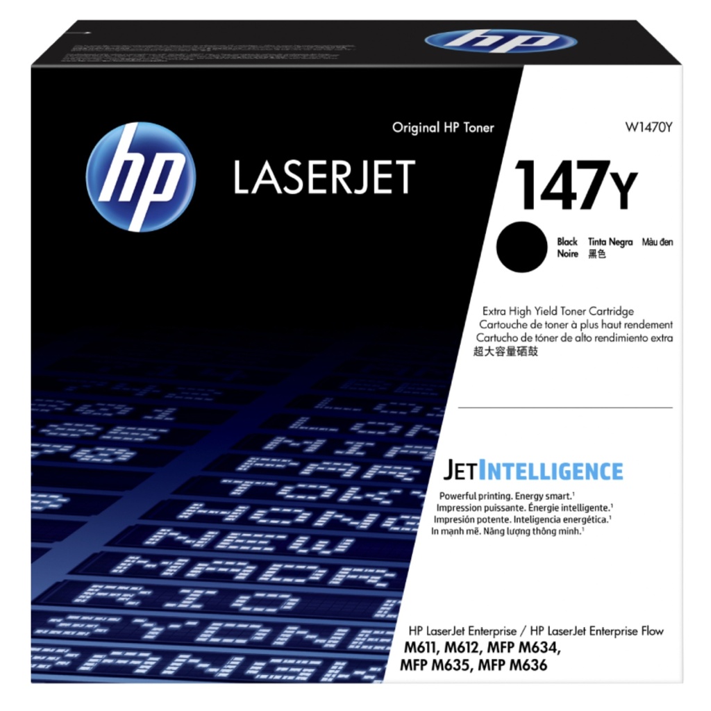 Cartucho Original De Tóner Hp 147Y, 42.000 Páginas Negro