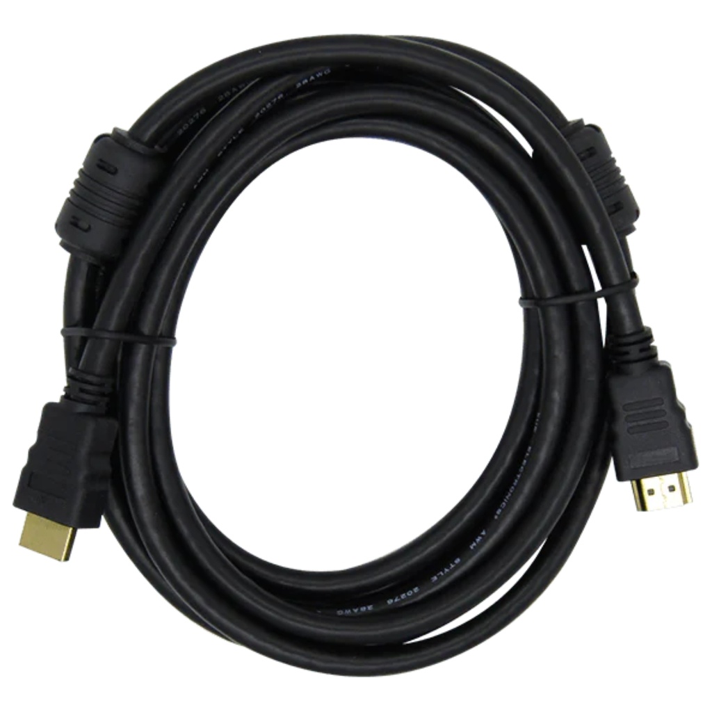 Cable XUE HDMI 4K 2160P V2.0 1.8M Macho A HDMI Macho19+1 28AWG OD 7.3MM Con Filtros Garantía 1 Año - Negro