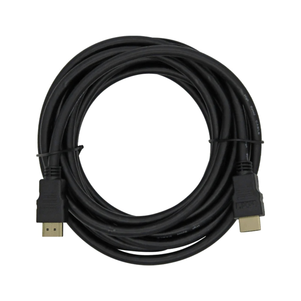 Cable XUE HDMI 4K 2160P V2.0 5M Macho A HDMI Macho 19+1 28AWG OD 7.3MM Con Filtros Garantía 1 Año - Negro