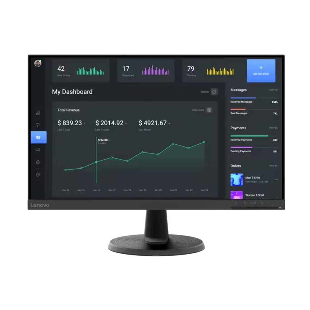 Monitor Lenovo C24-40 FHD 24" Negro