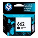 Cartucho Original De Tinta Hp 662 Negro 120 Páginas 2 ml