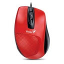 Mouse Alámbrico Genius Ergonómico DX-150X USB Rojo