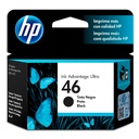 Cartucho Original De Tinta HP 46 Negro 1.500 Páginas 26 ml