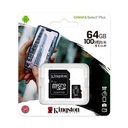Memoria Micro SD Kingston Canvas Select Plus 64GB