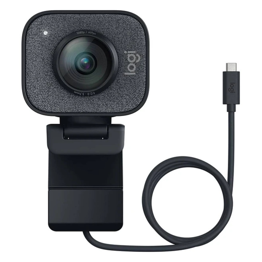 Cámara LOGITECH Web Streamcam Pluss Usb-C-  Negro