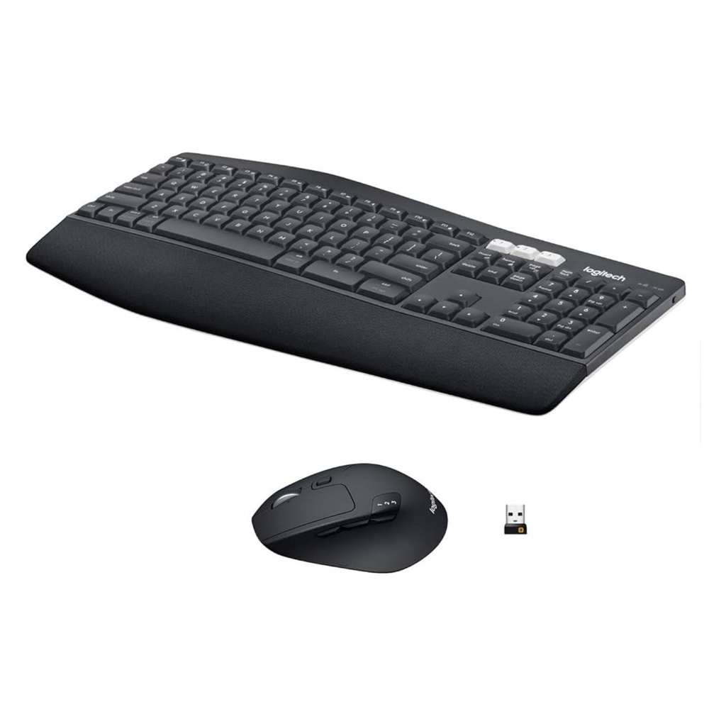 Combo Teclado y Mouse Logitech Inalámbrico Multidispositivo MK850 Negro